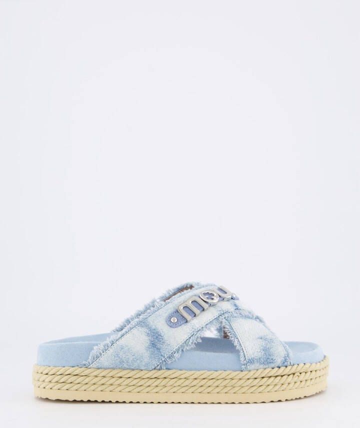 MOU Dames Criss-Cross Rope Sandal