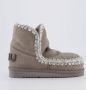 Mou Grijze Glitter Logo Enkellaarzen Gray Dames - Thumbnail 1