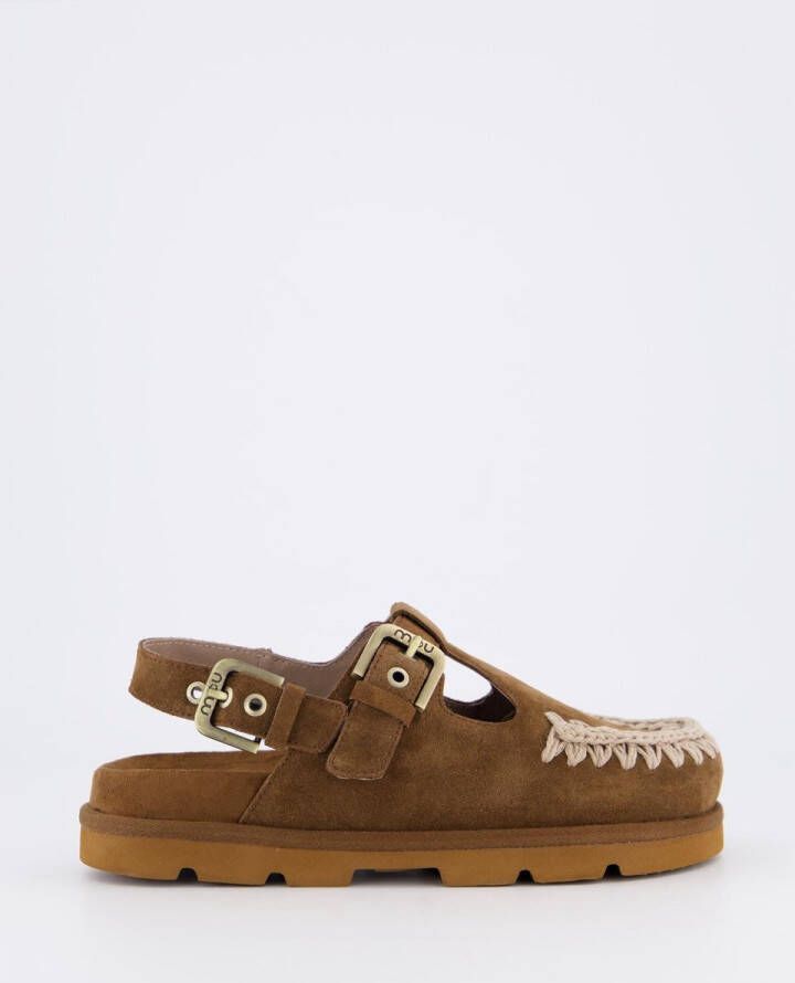 MOU Dames Low Bio Sandaal Nutbrown