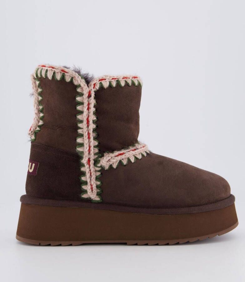 Mou Platformlaars voor dames Brown Dames