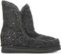 MOU Enkellaarsjes Dames Inner Wedge Tweed Maat: 39 Materiaal: Textiel Kleur: Zwart - Thumbnail 2