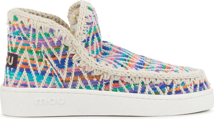 MOU Enkellaarsjes Dames Pantoffels Damesschoenen Canvas MU.SW211032K