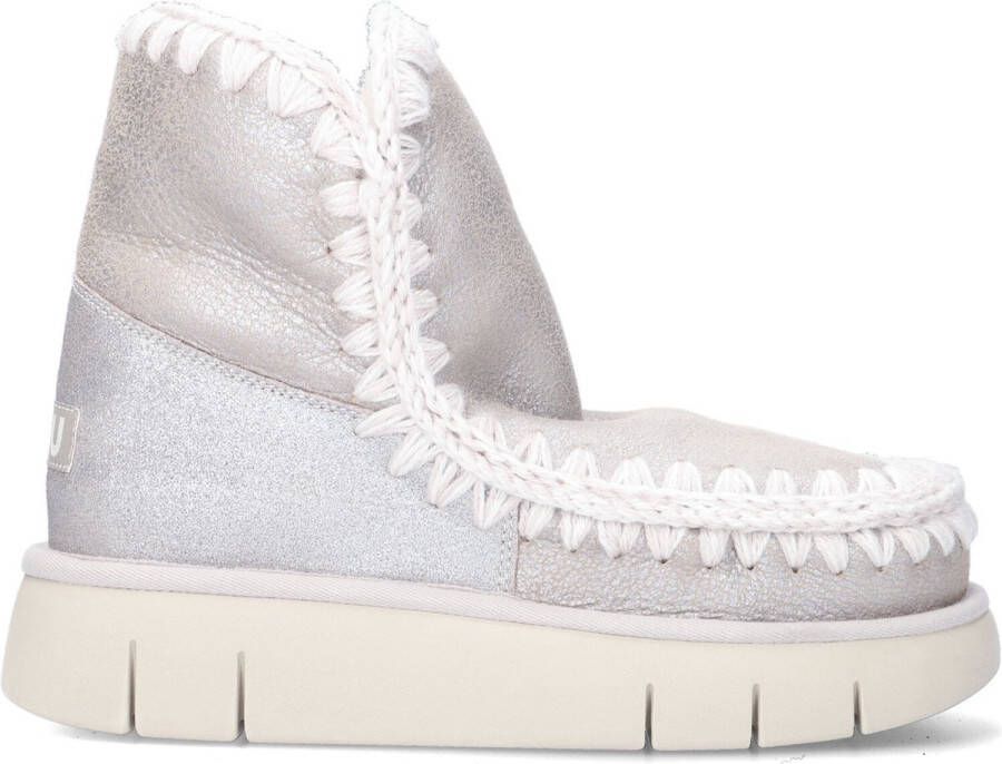 MOU Vachtlaarzen Dames Eskimo 18 Bounce Maat: 39 Materiaal: Suède Kleur: Zilver - Foto 6