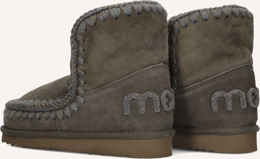 MOU Vachtlaarzen Dames Eskimo 18 Glitter Logo Maat: 40 Materiaal: Suède Kleur: Groen - Foto 2