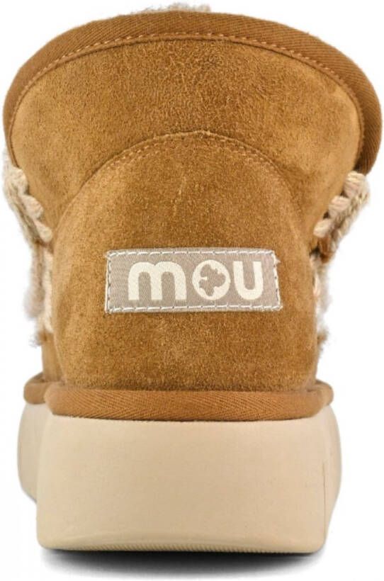 MOU Vachtlaarzen Dames Eskimo Bounce Sneaker Maat: 37 Materiaal: Suède Kleur: Cognac - Foto 2