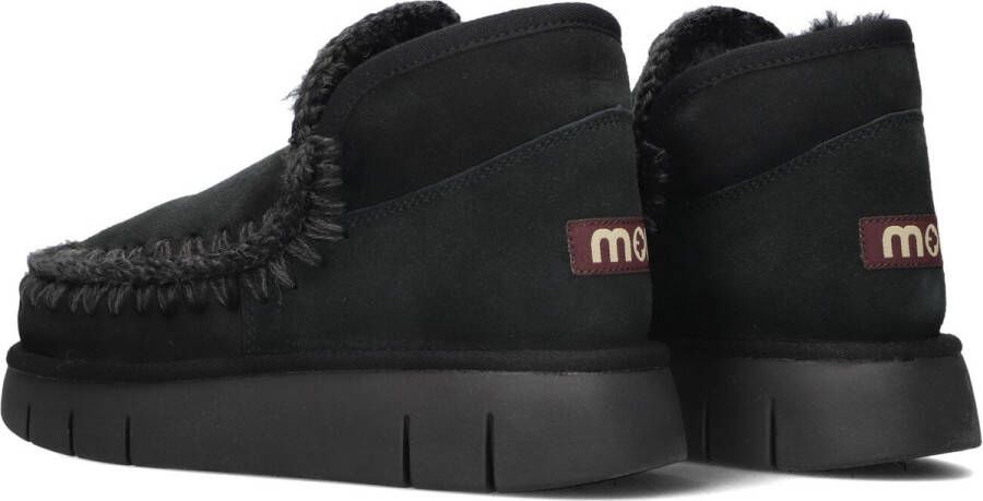 MOU Eskimo Bounce Sneaker Laarzen Suède Dames Zwart