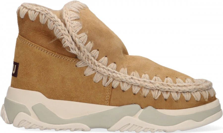 MOU Vachtlaarzen Dames Eskimo Trainer Maat: 38 Materiaal: Suède Kleur: Camel - Foto 6