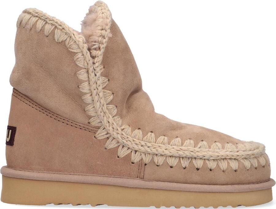 MOU Vachtlaarzen Dames Eskimo 18 Glitter Logo Maat: 40 Materiaal: Suède Kleur: Beige - Foto 6