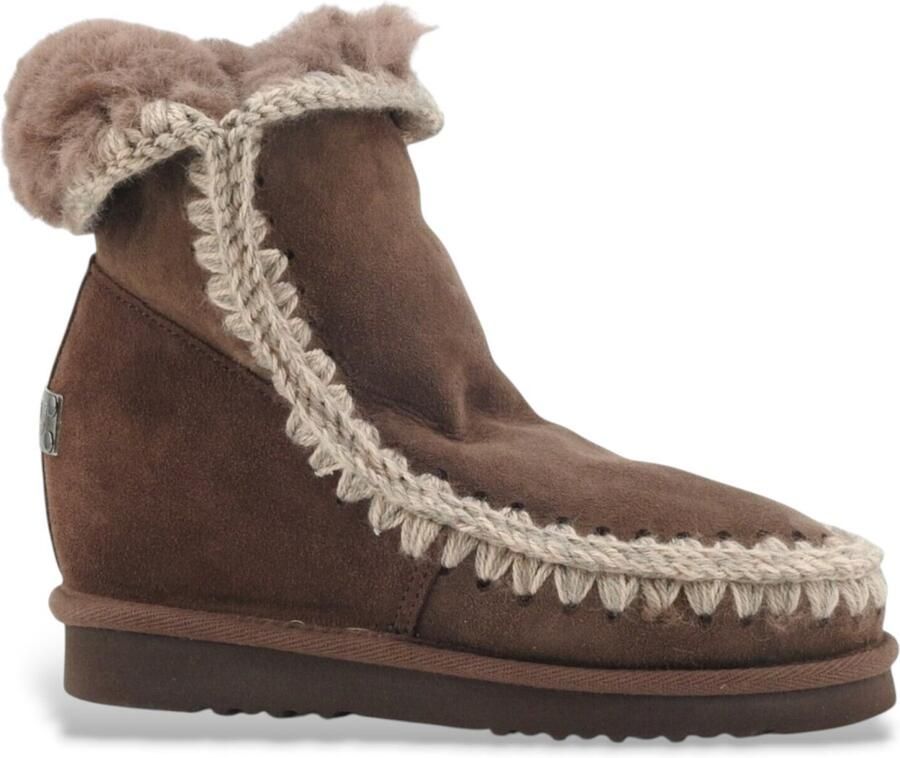 MOU Eskimo leren binnenlaarzen met sleehak