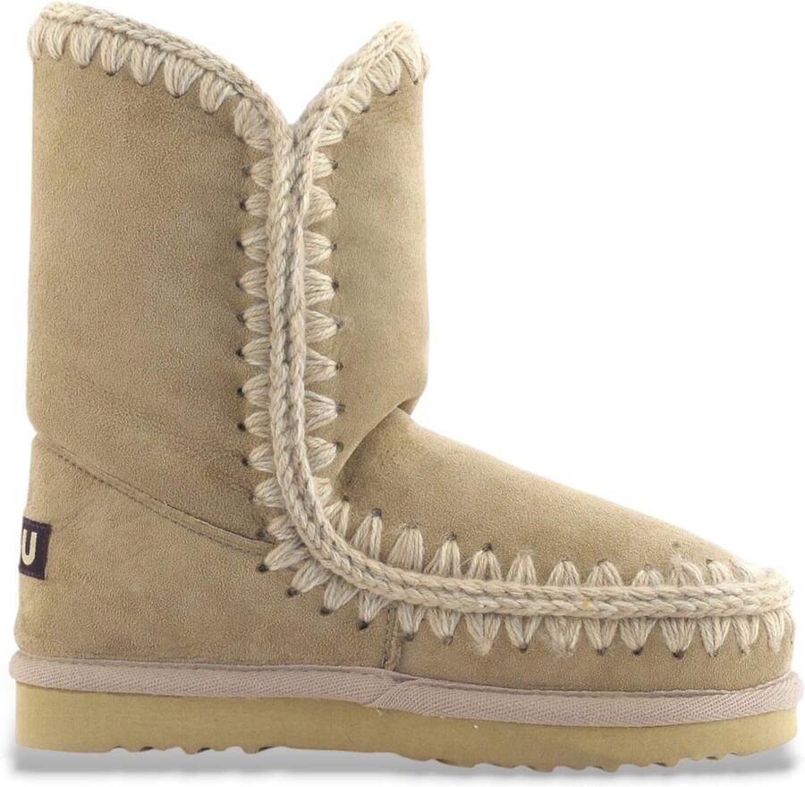 MOU Vachtlaarzen Dames Eskimo 18 Glitter Logo Maat: 38 Materiaal: Suède Kleur: Beige - Foto 5