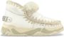 Mou Luxe lamsskin sneaker met gehaakte stiksels White Dames - Thumbnail 1