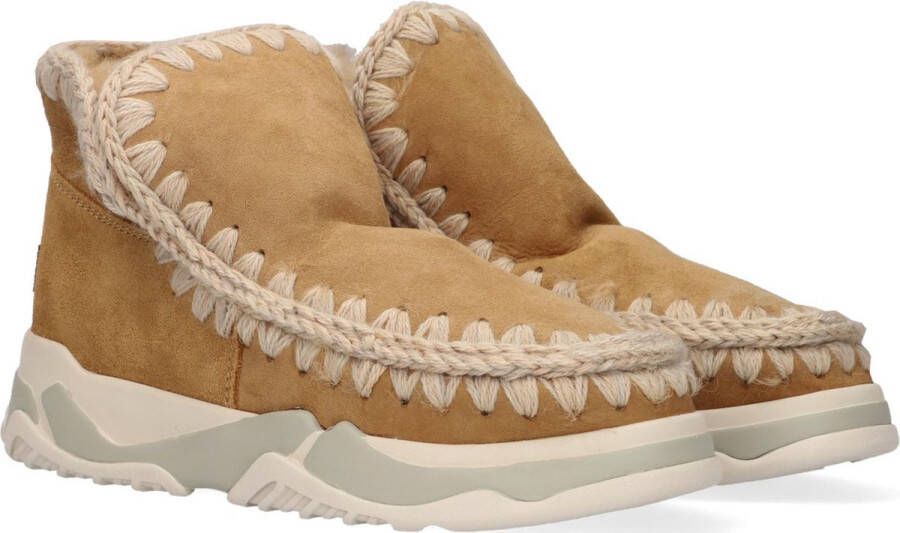 MOU Vachtlaarzen Dames Eskimo Trainer Maat: 38 Materiaal: Suède Kleur: Camel - Foto 4