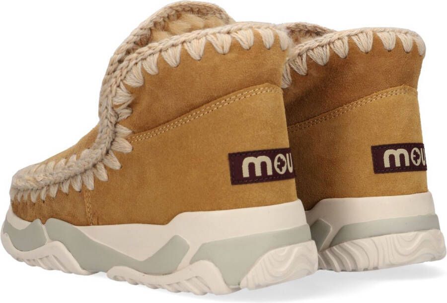 MOU Vachtlaarzen Dames Eskimo Trainer Maat: 38 Materiaal: Suède Kleur: Camel - Foto 3