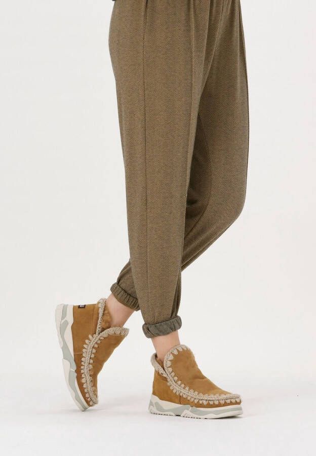 MOU Vachtlaarzen Dames Eskimo Trainer Maat: 38 Materiaal: Suède Kleur: Camel - Foto 2