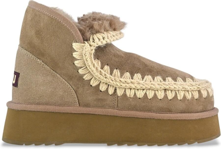 MOU Leren enkellaarsjes Mini Eskimo Platform