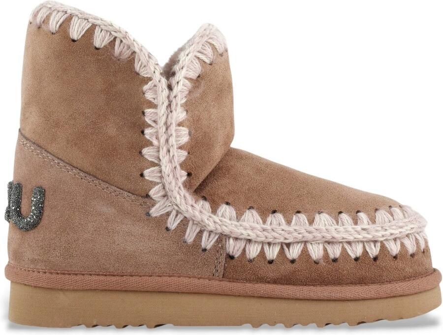 MOU Leren laarzen Eskimo 18 Glitter Logo