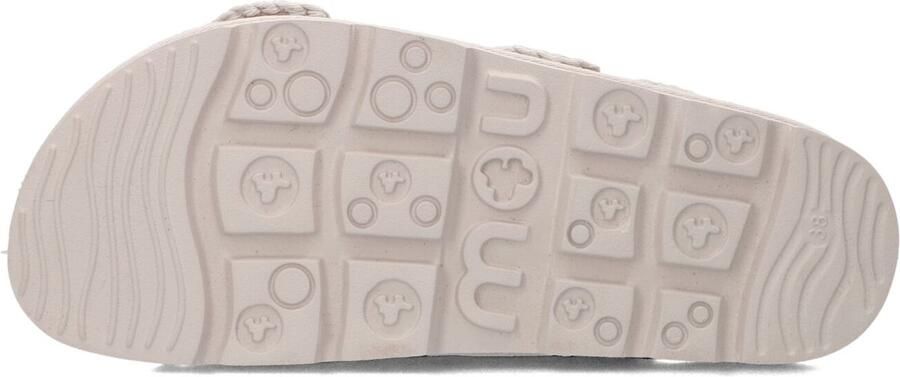 MOU Slippers Dames Low Bio Sandal 2buckles Monoch Suède Grijs - Foto 5