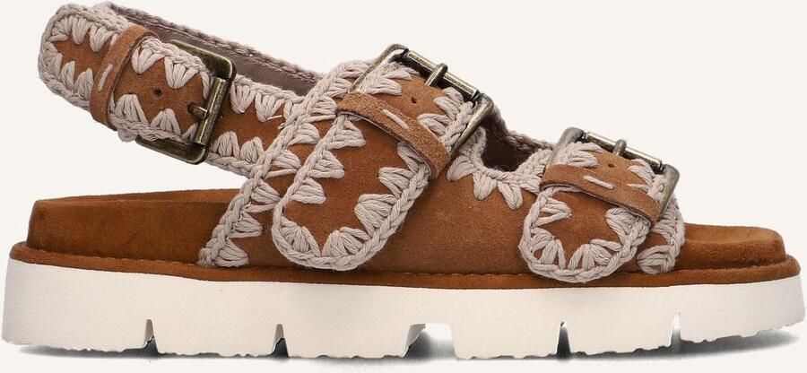 MOU Dames New Bio 02 Maat: 39 Materiaal: Suède Kleur: Cognac - Foto 3