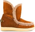 MOU Suède enkellaarsjes New Inner Wedge - Bruin