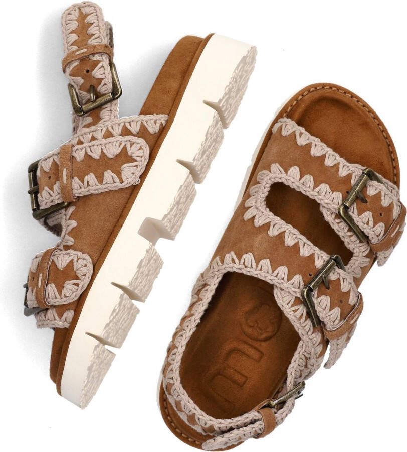 MOU Dames New Bio 02 Maat: 36 Materiaal: Suède Kleur: Cognac - Foto 2