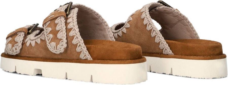 MOU New Bio Slippers Dames Cognac