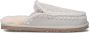 MOU Pantoffels Dames Slipper Full Eskimo Stitch Maat: 42 Materiaal: Suède Kleur: Zilver - Thumbnail 2