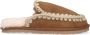 MOU Pantoffels Dames Slipper Full Eskimo Stitch Maat: 37 Materiaal: Suède Kleur: Cognac - Thumbnail 2