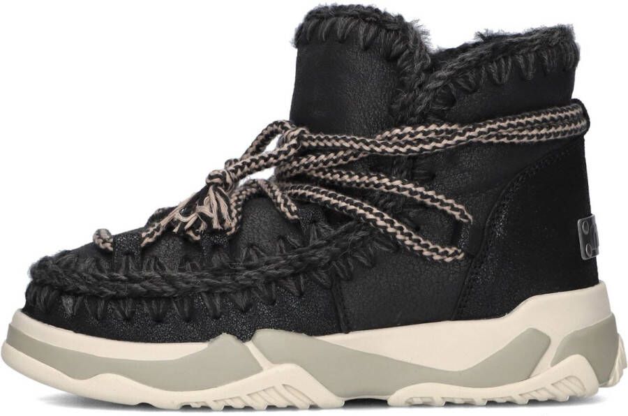 MOU Trainer 02 Scoubidoo Lace Boots Dames Zwart