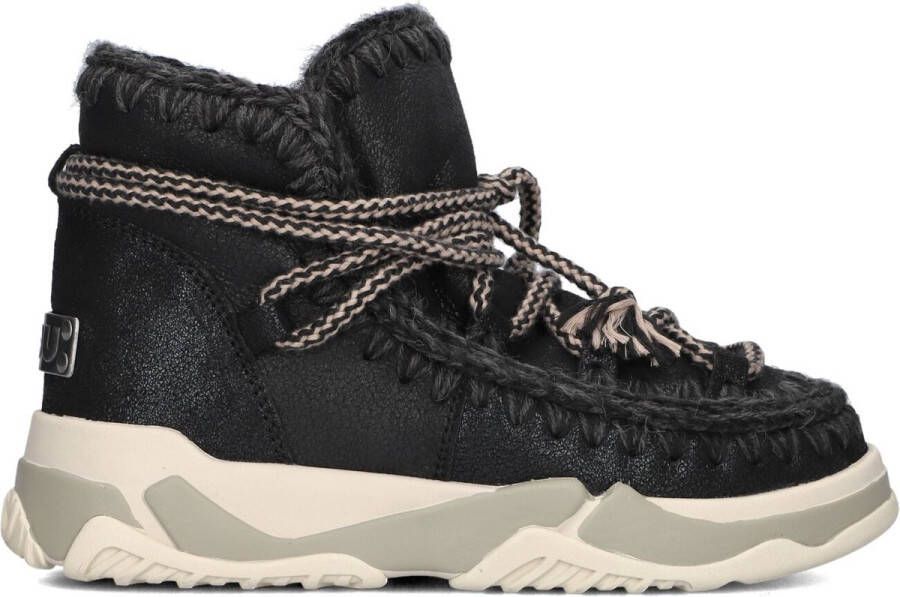 MOU Trainer 02 Scoubidoo Lace Boots Dames Zwart