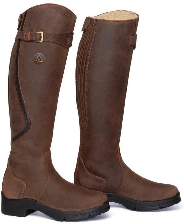 Mountain Horse Leren rijlaarzen voor dames Snowy River Regular Wide