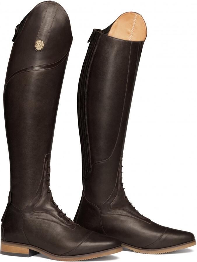 Mountain Horse Sovereign High Rider rijlaarzen Dark brown Short Wide