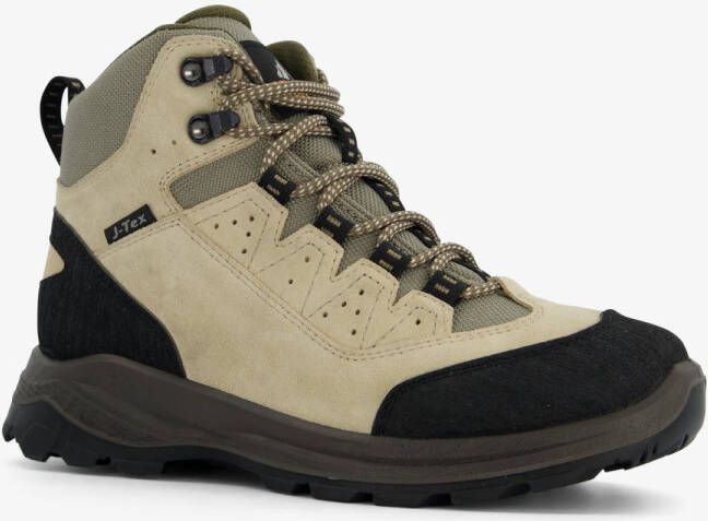 Mountain Peak leren dames wandelschoenen cat. B Zwart Echt leer Uitneembare zool