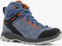 Mountain Peak leren dames wandelschoenen cat. B Zwart Echt leer Uitneembare zool - Thumbnail 1
