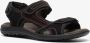 Mountain Peak leren heren sandalen zwart - Thumbnail 12