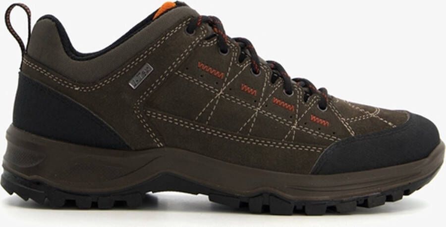 Mountain Peak leren heren wandelschoenen A Bruin Maat Uitneembare zool42