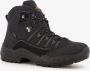 Mountain Peak leren heren wandelschoenen cat. A B Zwart Uitneembare zool - Thumbnail 2