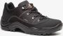 Mountain Peak leren heren wandelschoenen cat. A Zwart Uitneembare zool - Thumbnail 1