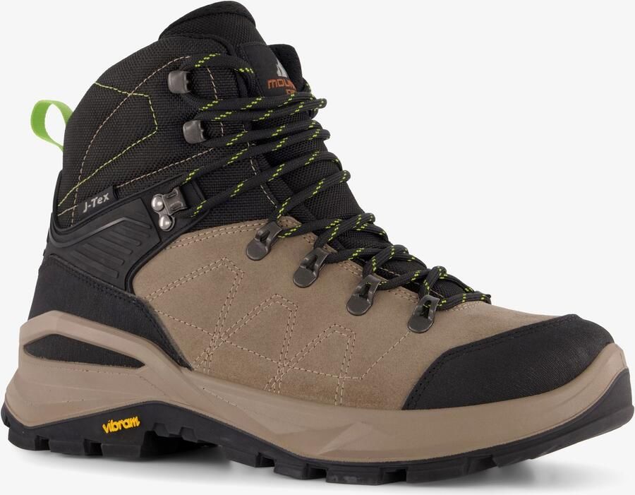 Mountain Peak dames cat. B wandelschoenen vibram zool beige Uitneembare zool