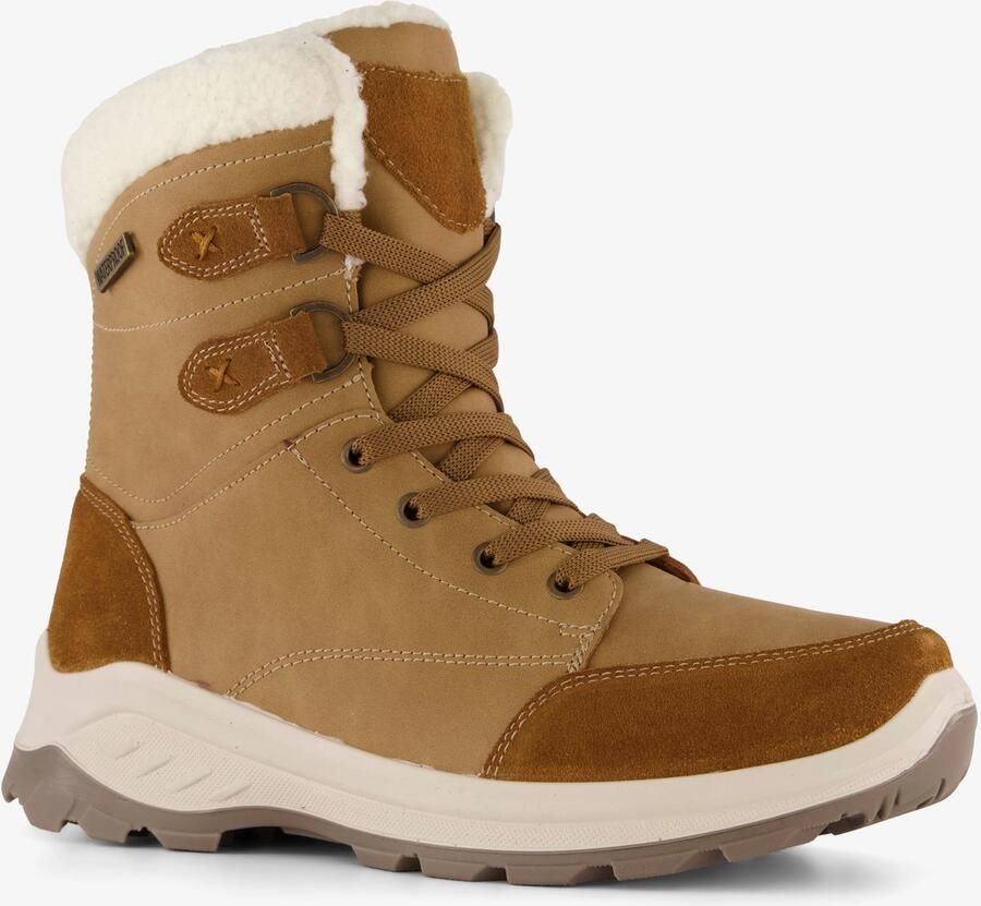Mountain Peak gevoerde dames outdoor veterboots cognac