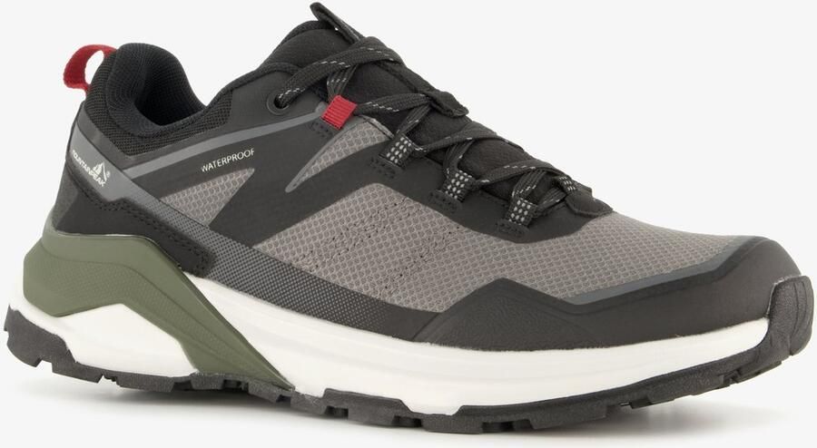 Mountain Peak heren wandelschoenen cat. A grijs zwart Uitneembare zool