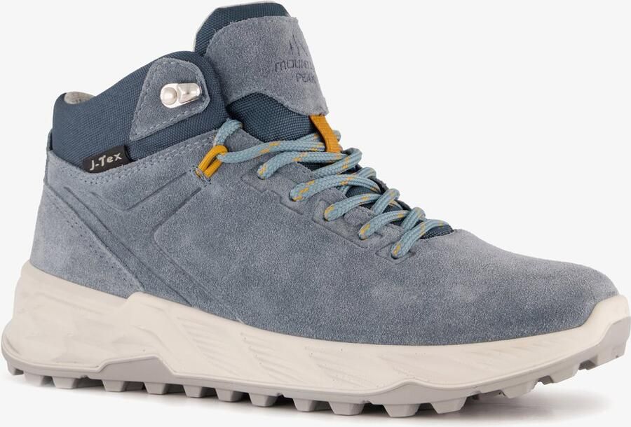 Mountain Peak hoge dames wandelschoenen cat. B blauw Echt leer Uitneembare zool