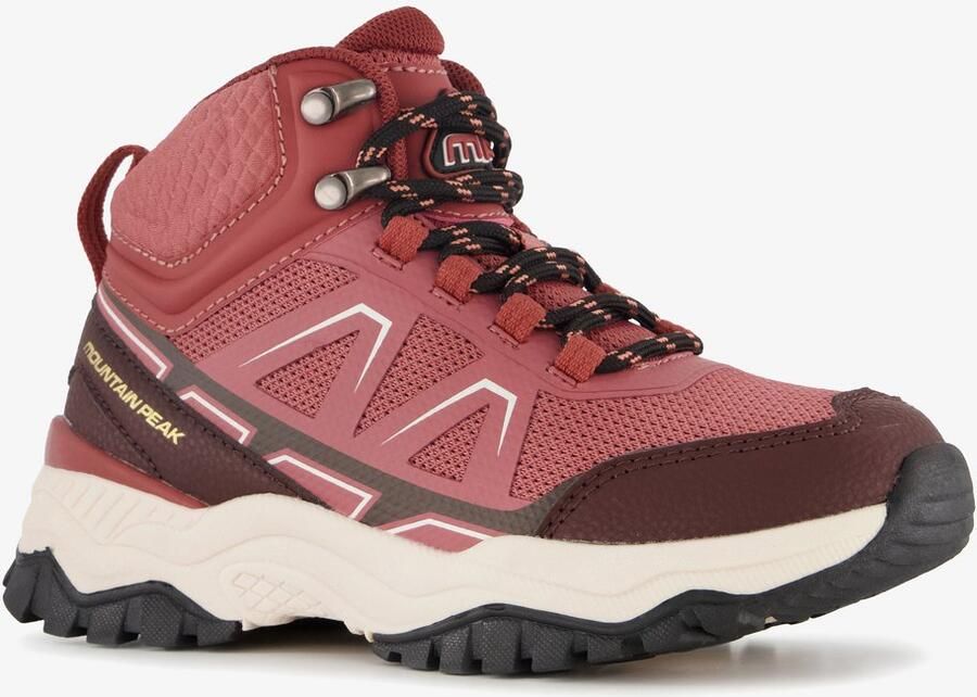 Mountain Peak hoge kinder wandelschoenen cat. A B Rood