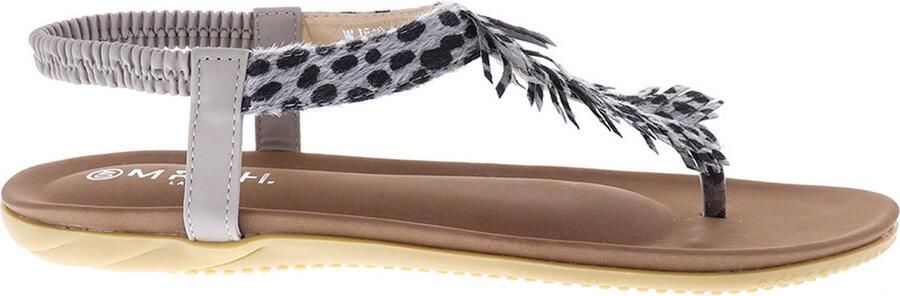 Mrchlabel Mrch Label Sil Sandalen Dames Slippers grijs - Foto 9