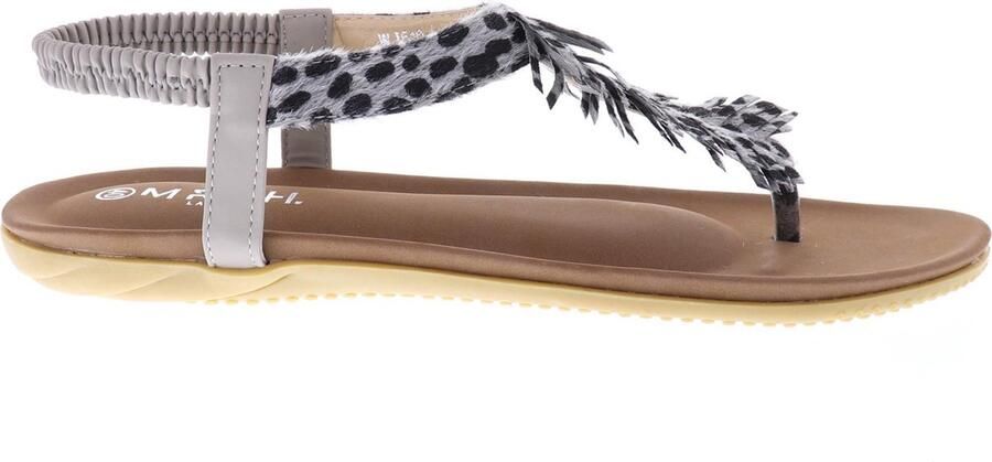 Mrchlabel Mrch Label Sil Sandalen Dames Slippers grijs