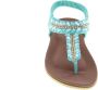 Mrchlabel Mrch Label Eke Dames Sandalen Slippers Groen Schelpjes - Thumbnail 1