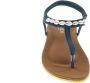Mrchlabel Mrch Label Nikki Slippers Dames Donkerblauw Schelpjes - Thumbnail 1