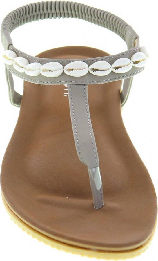 Mrchlabel MRCH. Label Nikki Dames Sandalen Grijs Beige