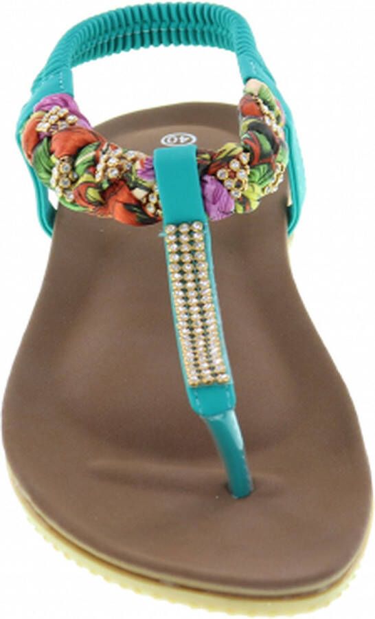 MRCH. Label Boho Ibiza Slippers Eline by Mrchlabel- Mintgroen - Foto 6