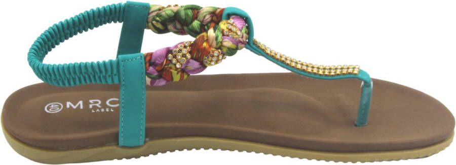 MRCH. Label Boho Ibiza Slippers Eline by Mrchlabel- Mintgroen - Foto 9