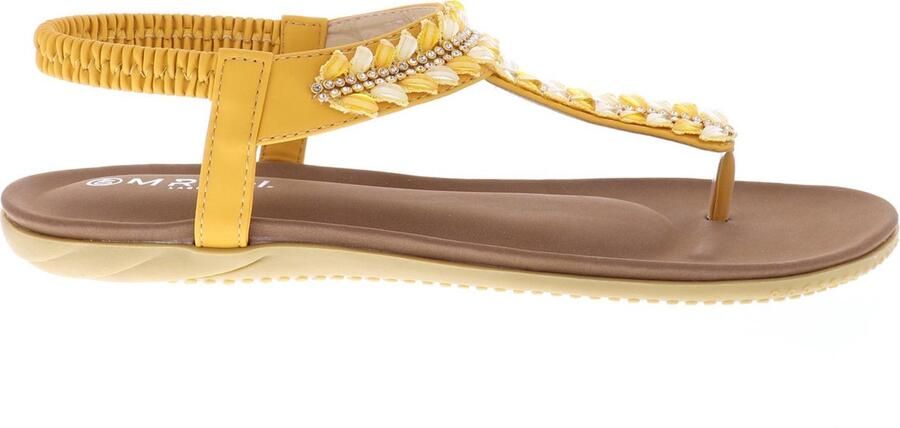 Mrchlabel Mrch Label Eke Dames Sandalen Slippers Groen Schelpjes